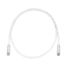 Cable de Parcheo TX6, UTP Cat6, 24 AWG, CM, Color Blanco Mate, 1.52 Metros (5 Pies)