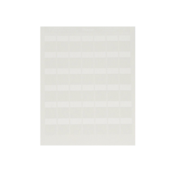 Paquete de Hojas con 2500 Etiquetas de Identificación Auto-Laminadas para Impresora Láser/Inyección de Tinta, para Cables de 