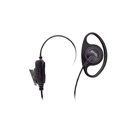 Micrófono-Audífono tipo Anillo, Cable con 40 lbs de Resistencia. KENWOOD NX-340/320/420, TK-3230/3000/3402/3312/3360/3170