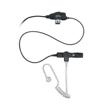 Kit de Micrófono-Audífono PLUS de 1 cable para KENWOOD NX-340/320/420, TKD-340, TK-3230/3000/3402/3312/3360/3170