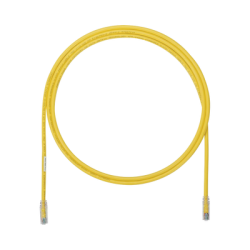 Cable de Parcheo UTP, Cat6A, 24 AWG, CM, Color Amarillo, 3.05 Metros (10 Pies)