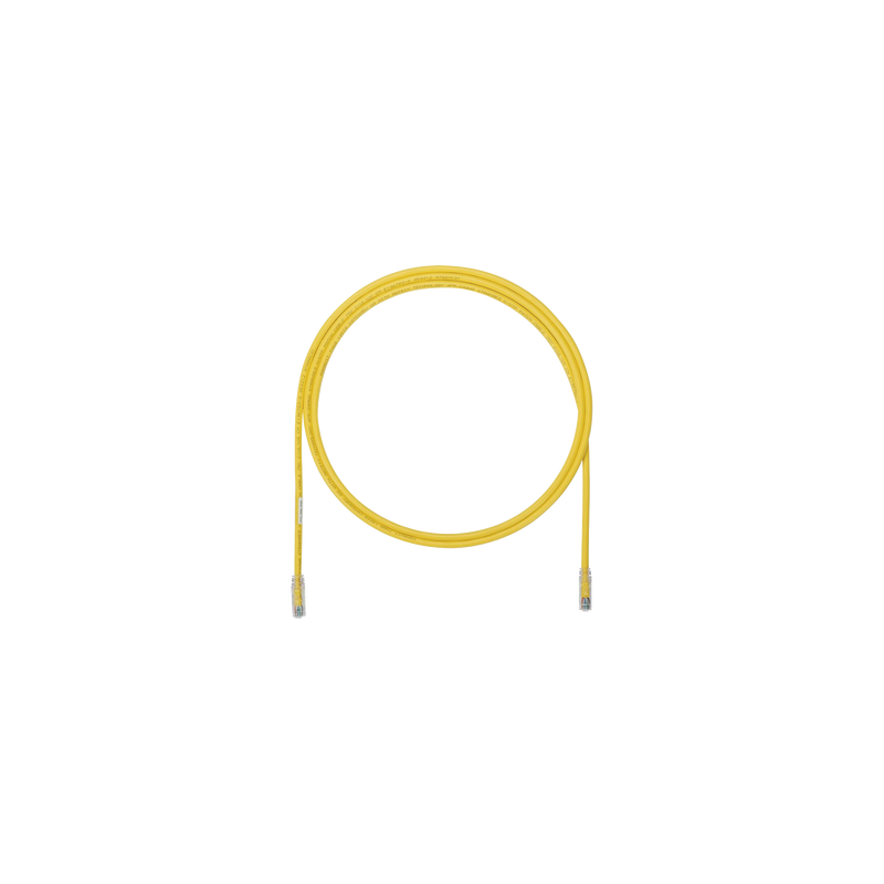 Cable de Parcheo UTP, Cat6A, 24 AWG, CM, Color Amarillo, 3.05 Metros (10 Pies)