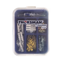 Kit para Sistemas de Fijación en Yeso, Muros Falsos, Tabique hueco, Uso en interiores (91 piezas)