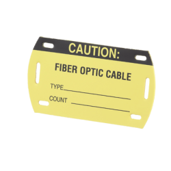 Kit de 5 Etiquetas Autolaminadas para Fibra Óptica, Para Uso Interior/Exterior, Dimensiones de 90.42 x 52.32 mm (3.56 x 2.06 pu