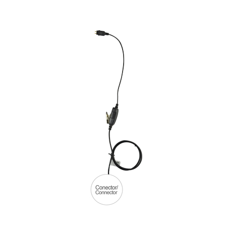 Micrófono de 1 cable serie LOC para KENWOOD NX-200/300/5200/5300, TK-480/2180/3180
