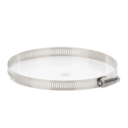 Abrazadera Sin Fin de Acero Inoxidable Capacidad de 3" a 5" (Paquete de 10)