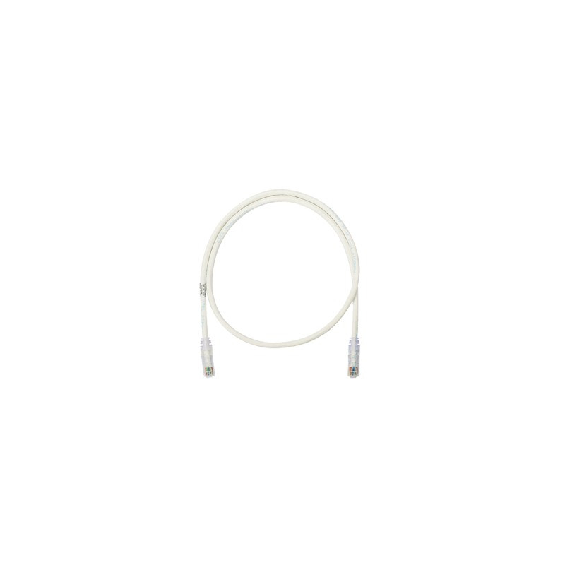 Cable de Parcheo UTP Categoría 6, con Plug Modular en Cada Extremo - 1.5 Metros (4.92 Pies) - Blanco Mate