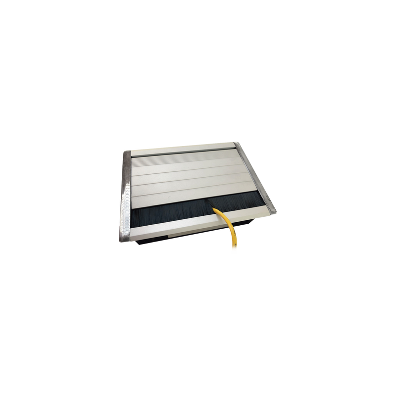 Caja Universal Vacía de 2 Módulos para Instalación en Escritorio (Voz, Datos, Video, Contactos Eléctricos), (No Incluye Acce