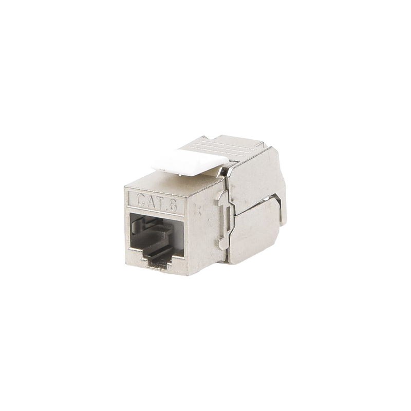 Módulo Jack Keystone Cat6 Blindado (STP) Sin Herramienta (Toolless)