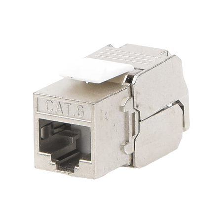 Módulo Jack Keystone Cat6 Blindado (STP) Sin Herramienta (Toolless)