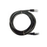 Cable de Parcheo FTP Cat6 - 3.0 Metros (9.84 Pies) - Negro