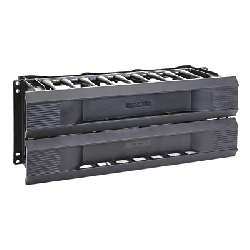 Organizador de Cables Horizontal CableTek, Sencillo (Solo Frontal), Para Rack de 19in, 2 UR