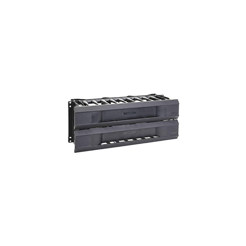 Organizador de Cables Horizontal CableTek, Sencillo (Solo Frontal), Para Rack de 19in, 2 UR