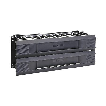 Organizador de Cables Horizontal CableTek, Sencillo (Solo Frontal), Para Rack de 19in, 2 UR