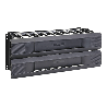 Organizador de Cables Horizontal CableTek, Sencillo (Solo Frontal), Para Rack de 19in, 2 UR
