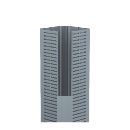 Canaleta para Cable en Esquina, 5.33" x 4.58", 6 Pies, Color Gris