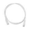 Cable de Parcheo Slim UTP Cat6 - 1.5 Metros (4.92 Pies) Blanco Diámetro Reducido (28 AWG)