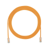 Cable de Parcheo UTP Cat6A, CM/LSZH, Diámetro Reducido (28AWG), Color Naranja, 0.91 Metros (3 Pies)