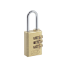 Candado de Latón de Combinación Maletero Programable/ Medida 20 mm / Nivel de seguridad 3 / Discos Programables.