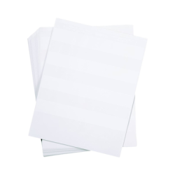 Hojas con 2500 Etiquetas Auto-Laminadas para Impresora Láser/Inyección de Tinta, para Cables de 2 a 4.1 mm de Diámetro (18 - 