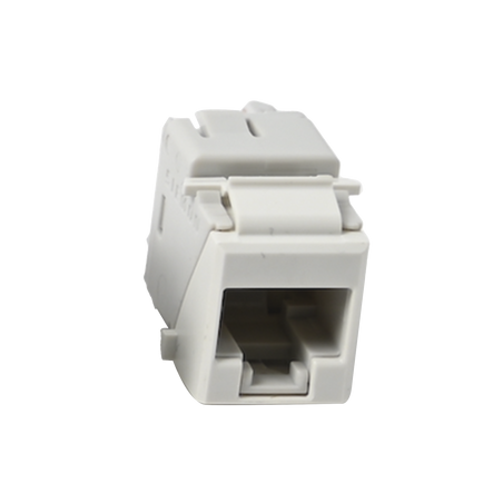 Jack UltraMAX Cat5e, UTP, Tipo Keystone, Color Blanco, Punch Down