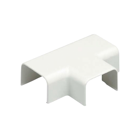 Conexión en "T", para uso con canaleta LD3, material ABS, Color Blanco Mate