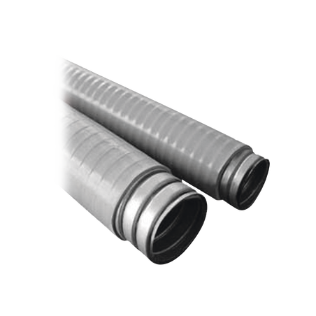 Tubo Flexible tipo Liquidtight de 2" (50 mm). Acero + Forro PVC. Rollo de 30 Metros.