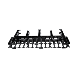 Organizador de Cables Horizontal NetManager de Alta Densidad, Doble (Frontal y Posterior), Para Rack de 19in, 1UR