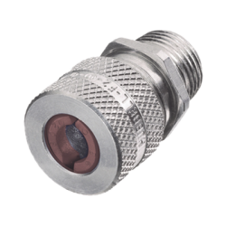 Conector de cable, de aluminio macho recto, .50 - .63 ", 1/2".