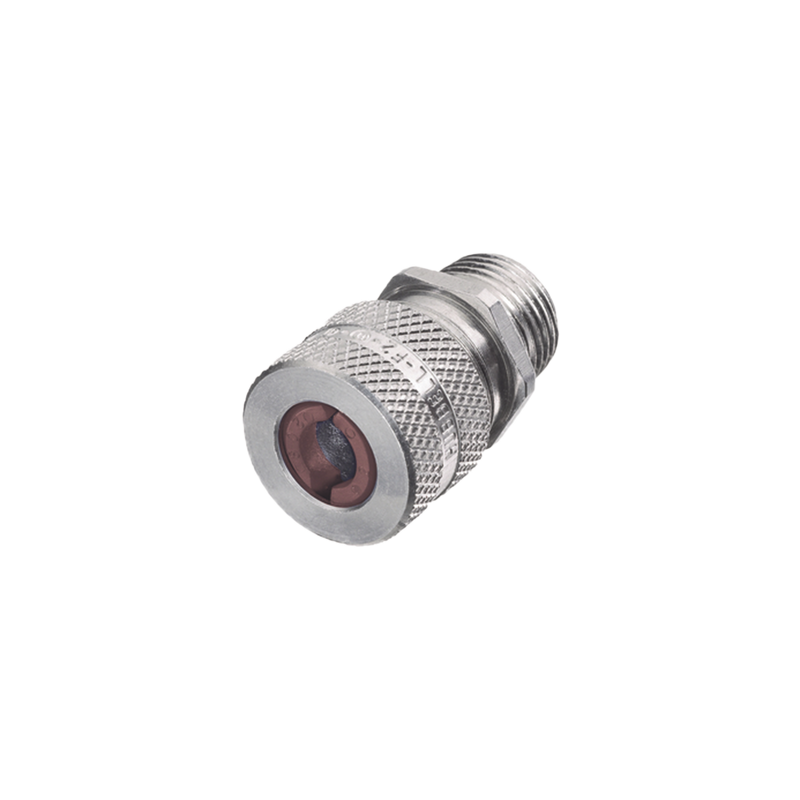 Conector de cable, de aluminio macho recto, .50 - .63 ", 1/2".