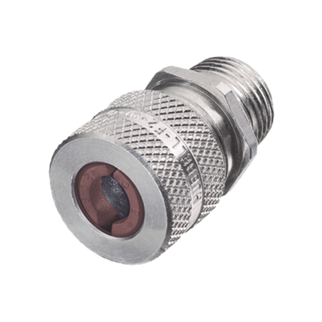 Conector de cable, de aluminio macho recto, .50 - .63 ", 1/2".