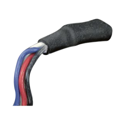 Envoltura Termocontraíble Pared Delgada VW-1, Diámetro de 0.38" (9.5mm), Color Negro, Poliolefina Reticulada, Paquete de 25 Pi