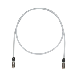 Patch Cord Cat6A, Blindado S/FTP, CM/LS0H, 0.91 Metros (3 Pies), Color Gris
