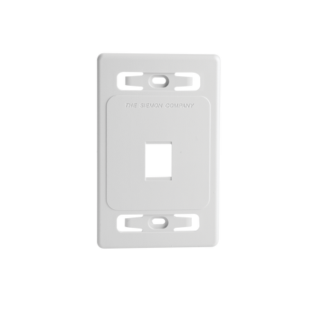 Placa de Pared Modular MAX, de 1 Salida, Color Blanco