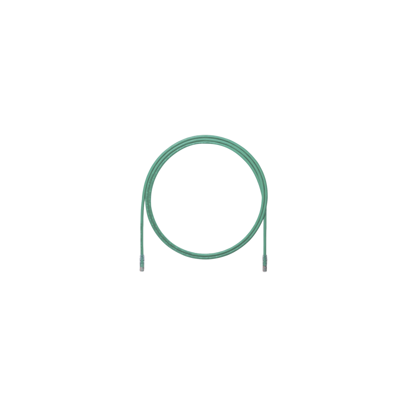 Cable de Parcheo UTP, Cat6A, 24 AWG, CM, Color Verde, 0.91 Metros (3 Pies)