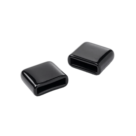 Kit de Tapas Finales Para Escalerilla, de Vinilo, Color Negro