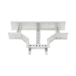 Derivación "T" Horizontal de Aluminio Perfil Z / Peralte 3 1/4" / Ancho 6"/ Radio 8" / Incluye Tornillería (CHTHEZ314R8X6AK)