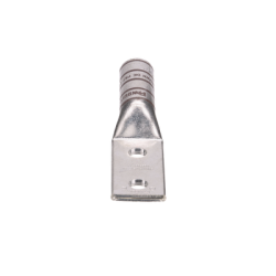 Zapata de compresión LCC500-12-6 para cal. 500 Kcmil, Doble barreno para tornillo prisionero de 1/2, Espaciado de orificios 44.