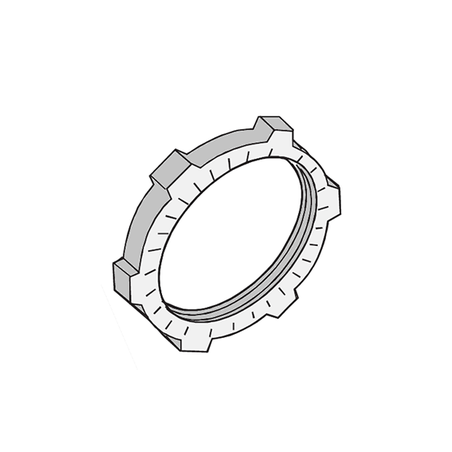 Contratuerca Metálica Zamac de 1 1/4" (32 mm).