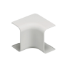 Esquinero interior, para uso con canaleta LD10, material ABS, Color Blanco Mate