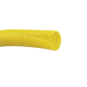 Tubo Corrugado Abierto para Protección de Cables, 1.50in (38.1 mm) de Diámetro, 3.1 m de Largo, Color Amarillo