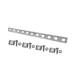 Kit 4 Para Unir Tramos de Charolas y Hacer Derivaciones es Ideal Para Utilizarse al Exterior o Zonas Húmedas (13 piezas)