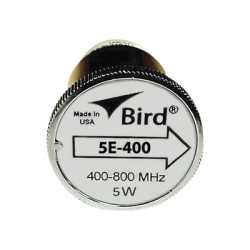 Elemento de 5 Watt en Línea 7/8" para Wattmetro BIRD 43 en Rango de Frecuencia de 400 a 800 MHz.