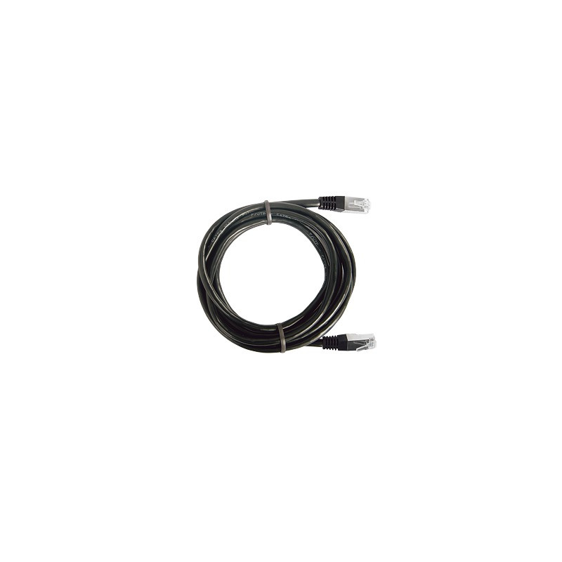 Cable de Parcheo FTP Cat5e - 1 Metro (3.28 Pies) - Negro