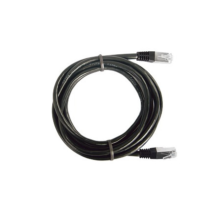 Cable de Parcheo FTP Cat5e - 1 Metro (3.28 Pies) - Negro