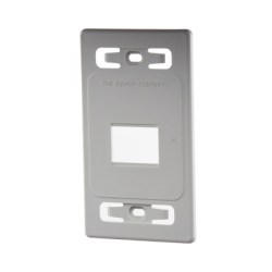 Placa de Pared Modular MAX, de 2 Salidas, Color Blanco