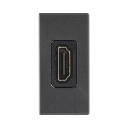 Módulo HDMI Hembra - Hembra Color Grafito / (K129B/14)