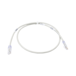Cable de Parcheo TX6, UTP Cat6, 24 AWG, CM, Color Gris, 2.13 Metros (7 Pies)