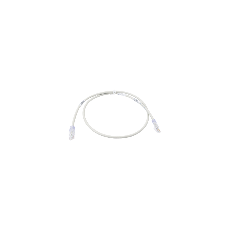 Cable de Parcheo TX6, UTP Cat6, 24 AWG, CM, Color Gris, 2.13 Metros (7 Pies)