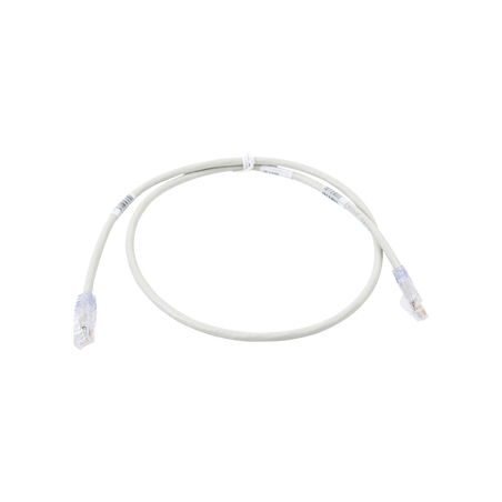 Cable de Parcheo TX6, UTP Cat6, 24 AWG, CM, Color Gris, 2.13 Metros (7 Pies)